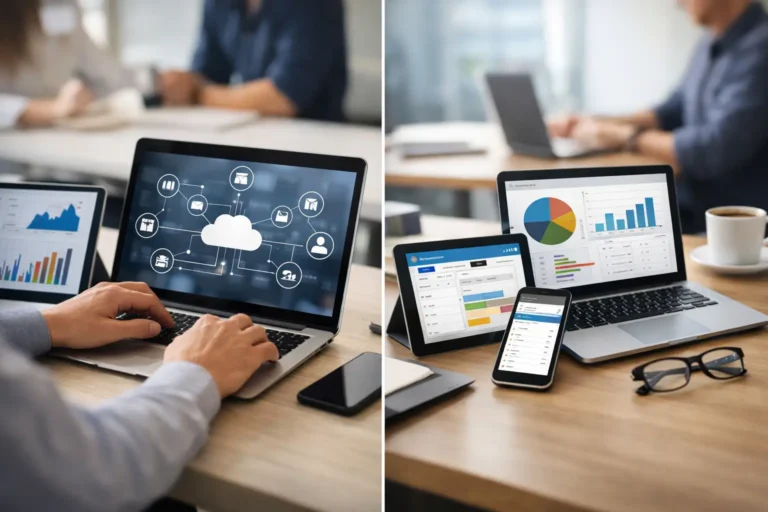 فرق النظام الموحد والبرامج المنفصلة للشركات