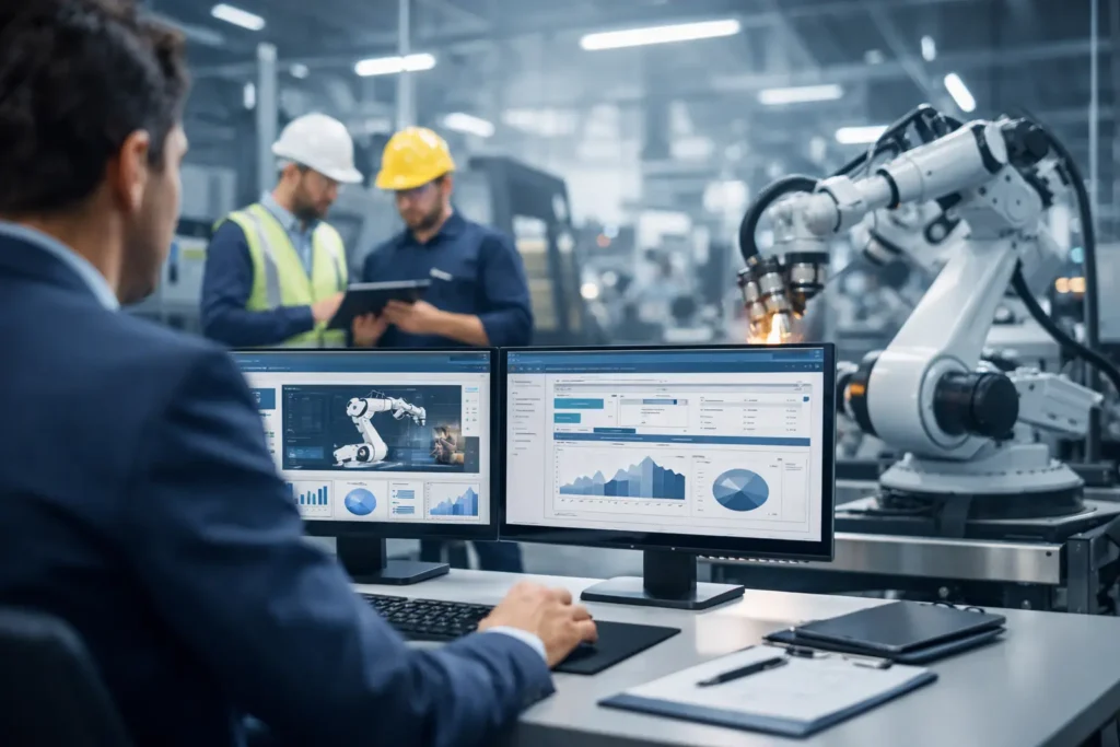 نظام التصنيع erp لقرار إنتاجي أسرع وأكثر دقة